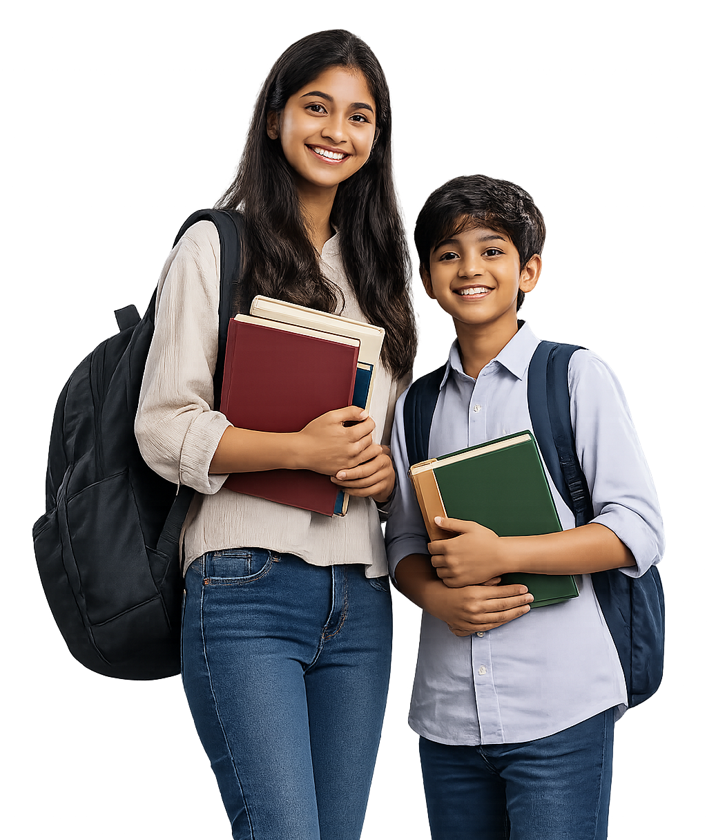 Student with book
